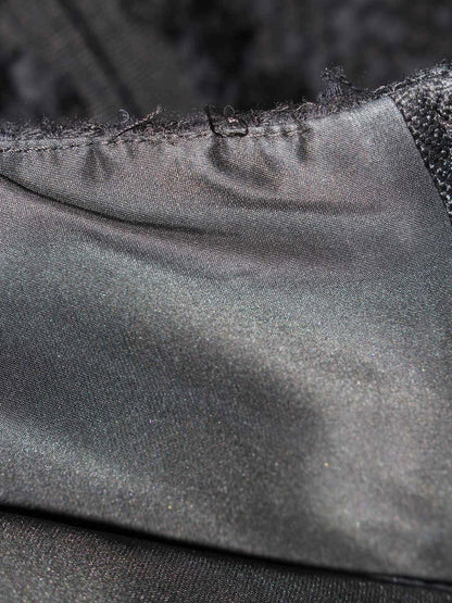 フォクシーブティック 35559 ジャケット 38 ネイビー ツイード ジップアップ IT7A7H42IM7C