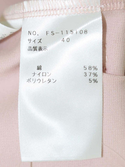 エムズグレイシー 115108 カットソー 40 ピンク ステッチ リボン IT2CF2O90MMH