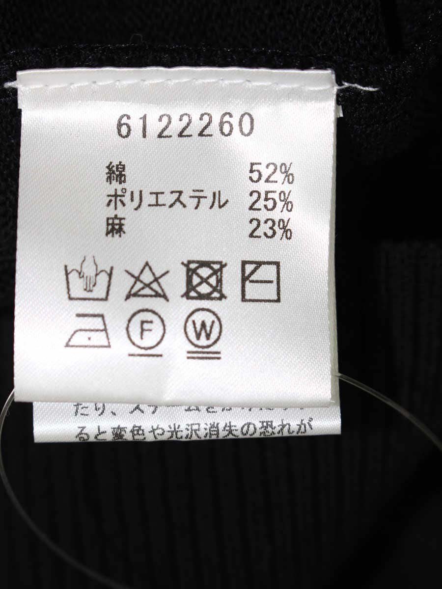 ルネ 6122260 トップス 36 ブラック ニット ノースリーブ IT42GK58SEBV 【SALE】