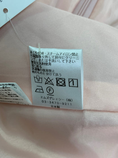 エムズグレイシー 511108 ワンピース 42 ピンク リボン柄 ITJLC9317U62
