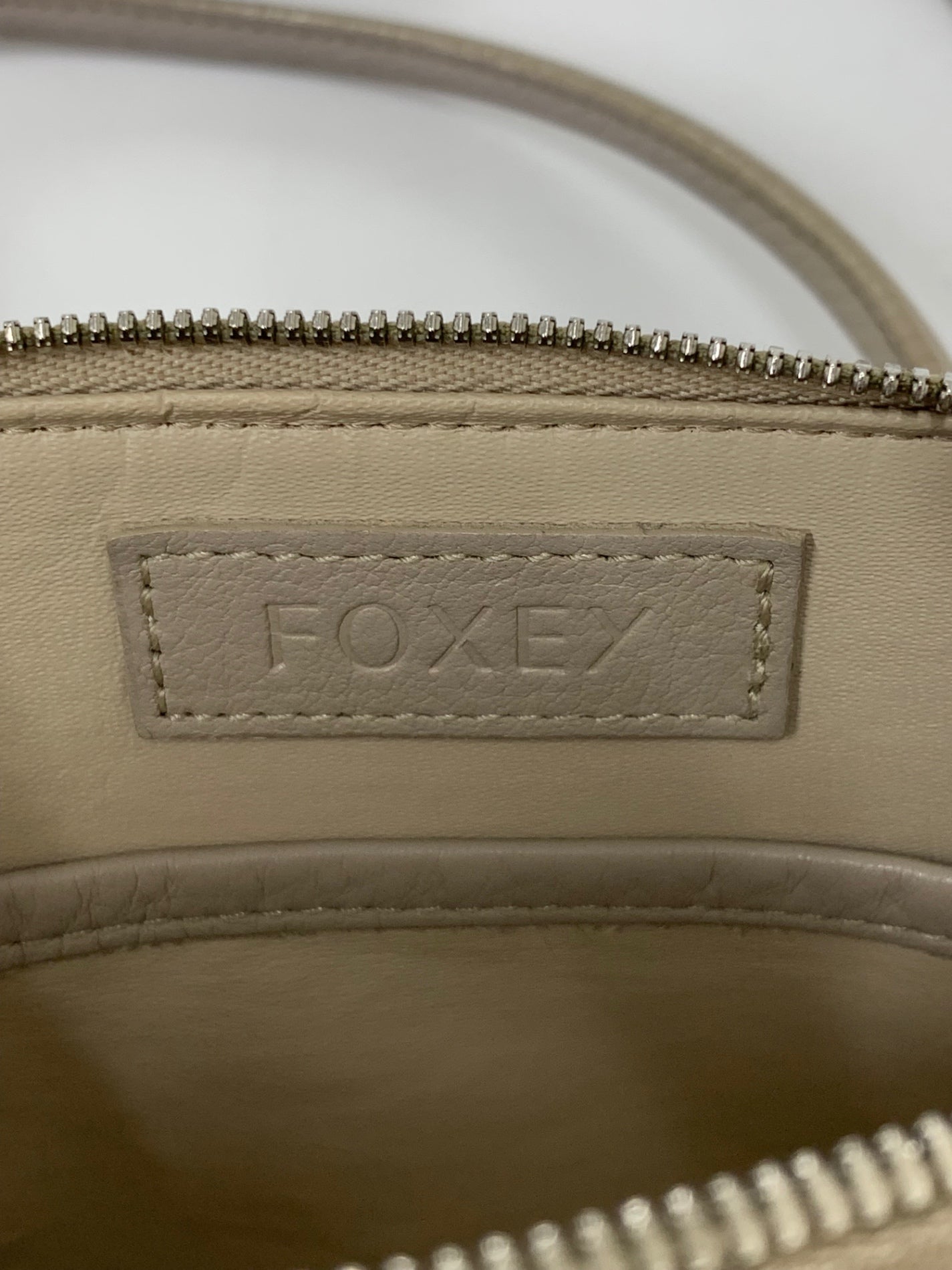 フォクシーブティック Everyday Succes Bag 36404 ハンドバッグ ベージュ レザー ITOP9QQ1UY34