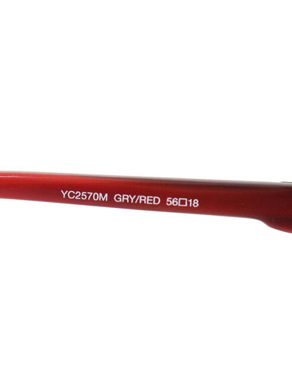コーガン/コーギャン Gandin Eyeglasses YC2570M メガネ グレー/レッド IT14KW3KPBIS 【SALE】