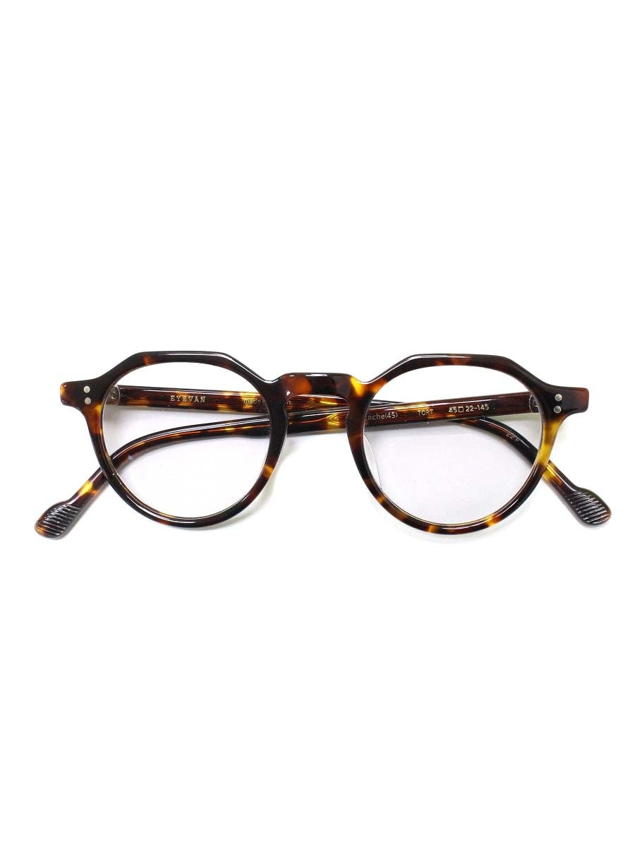 アイヴァン ATTACHE45 メガネ ブラウン セルフレーム フルリム べっこう柄 IT4LI7K7DV41 【SALE】