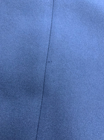 エムプルミエブラック ジョーゼットギャザースリーブミドルコート C240-005 34 ネイビー ノーカラー ITZPF2HGU7D0