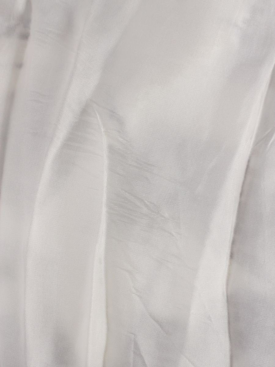 エムズグレイシー 117114 スカート 38 ブルー フラワーモチーフ　タック フレア ITG6VP2X9T1O