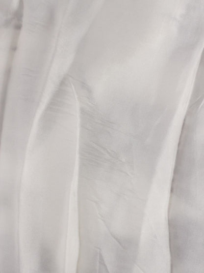 エムズグレイシー 117114 スカート 38 ブルー フラワーモチーフ　タック フレア ITG6VP2X9T1O