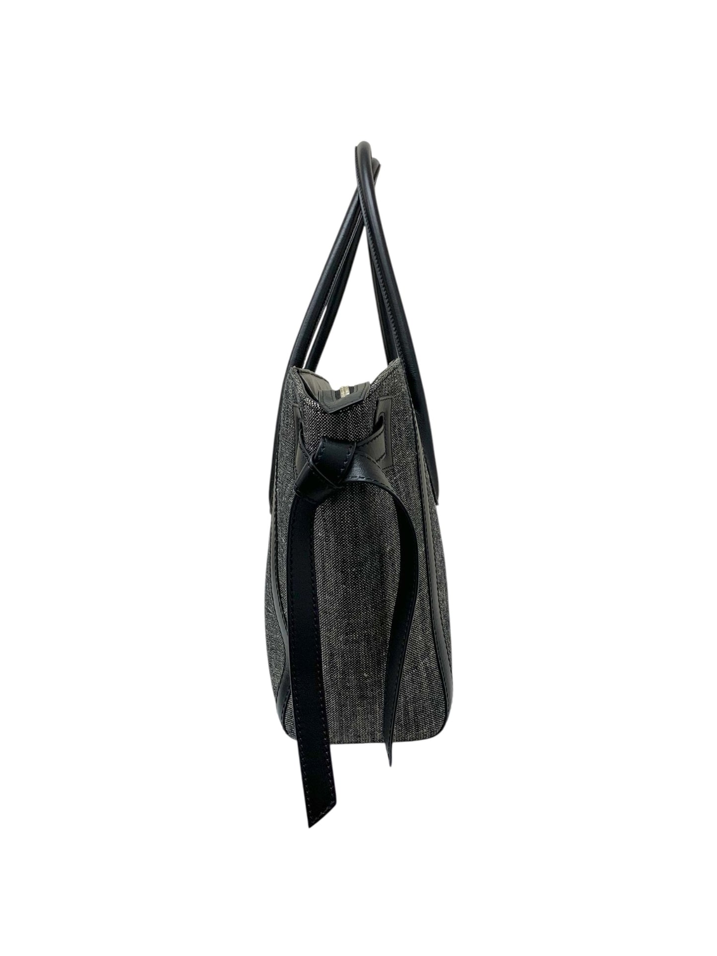 フォクシー トートバッグ ブラック サイドリボン キャンバス IT7O7B2D0WR8