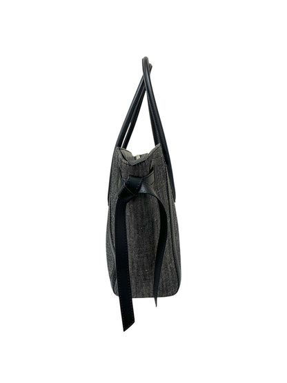 フォクシー トートバッグ ブラック サイドリボン キャンバス IT7O7B2D0WR8