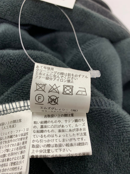 エムズグレイシー 724527 コート 38 グレー ボンバーヒート フード ボア ITEC5ZIHJADM