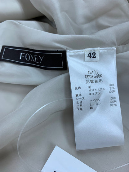 フォクシー Dress Graceful 45171 ワンピース 42 ベージュ IT2JBBNE3ENQ