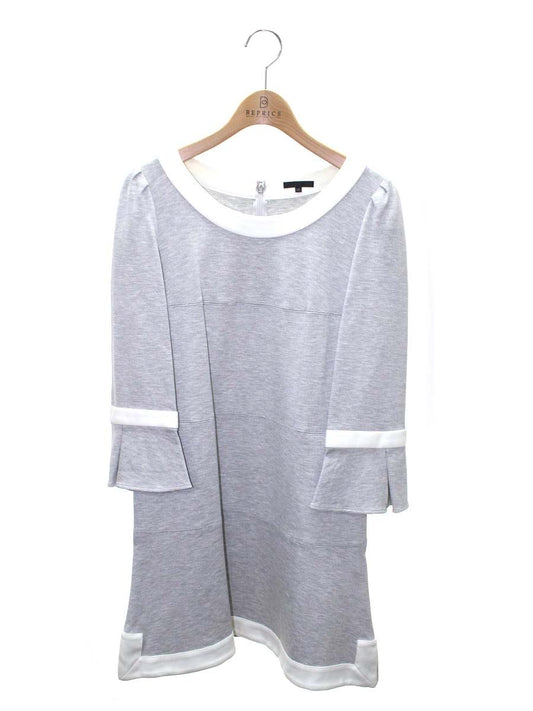 トゥービーシック W5P04-723-06 ワンピース 40 グレー バックジップ ITP9HRHOV6YL