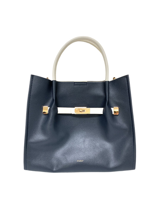 エムズグレイシー 594102 トートバッグ ネイビー ベルト付き ITOHEDY0HHGN