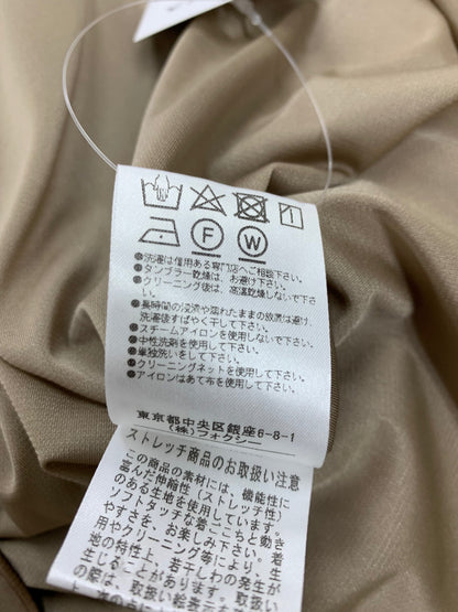 フォクシーニューヨーク ドレス ウィンターワンダー 39842 ワンピース 40 ベージュ ギャザー クルーネック バックジップ ITXJ1WWO3JLK