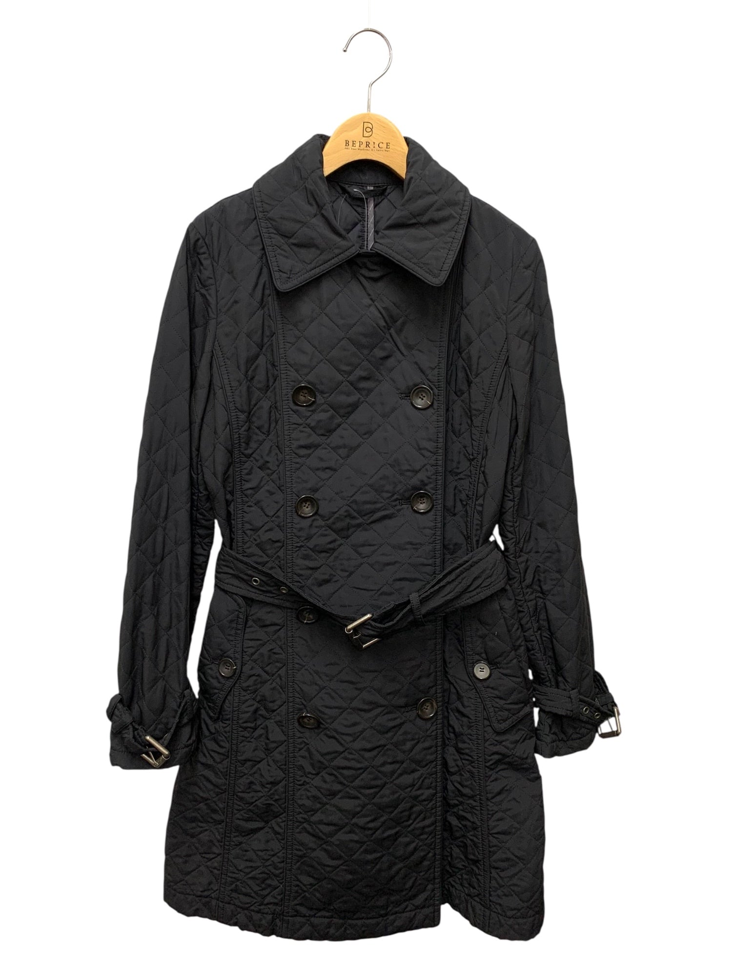 〈美品〉MaxMara トレンチコート ダブルブレスト ベルト 銀タグ 44 美品〉MaxMara トレンチコート ダブルブレスト ベルト 銀タグ 44