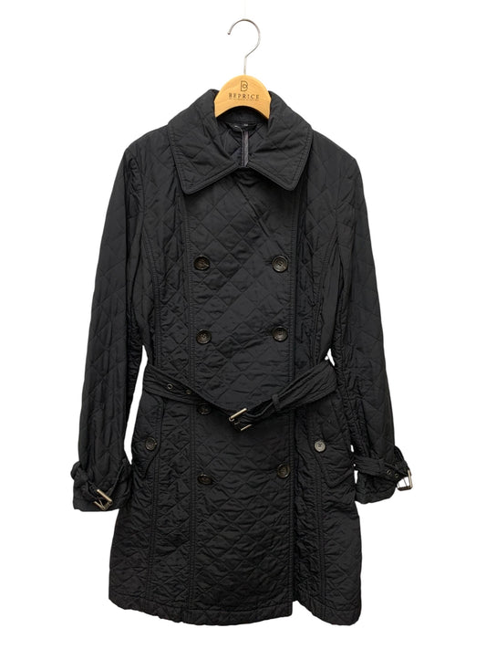 ウィークエンドマックスマーラ 54860289 コート 38 ブラック キルティング IT95OJ65YCI6