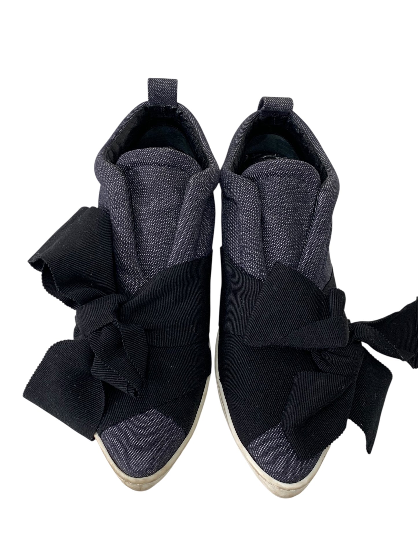 アディアム スニーカー 36 ネイビー リボン ITSEO9Q7VNC1