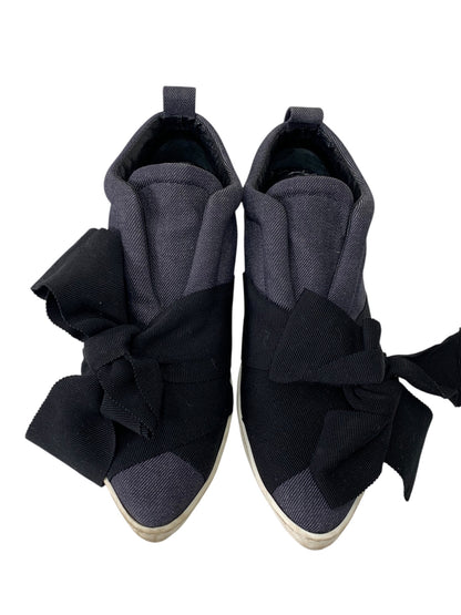 アディアム スニーカー 36 ネイビー リボン ITSEO9Q7VNC1