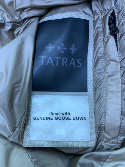 タトラス LTAT20A4695-D ダウンベスト 01 ベージュ ラクーンファー IT8FSCIOF0L0