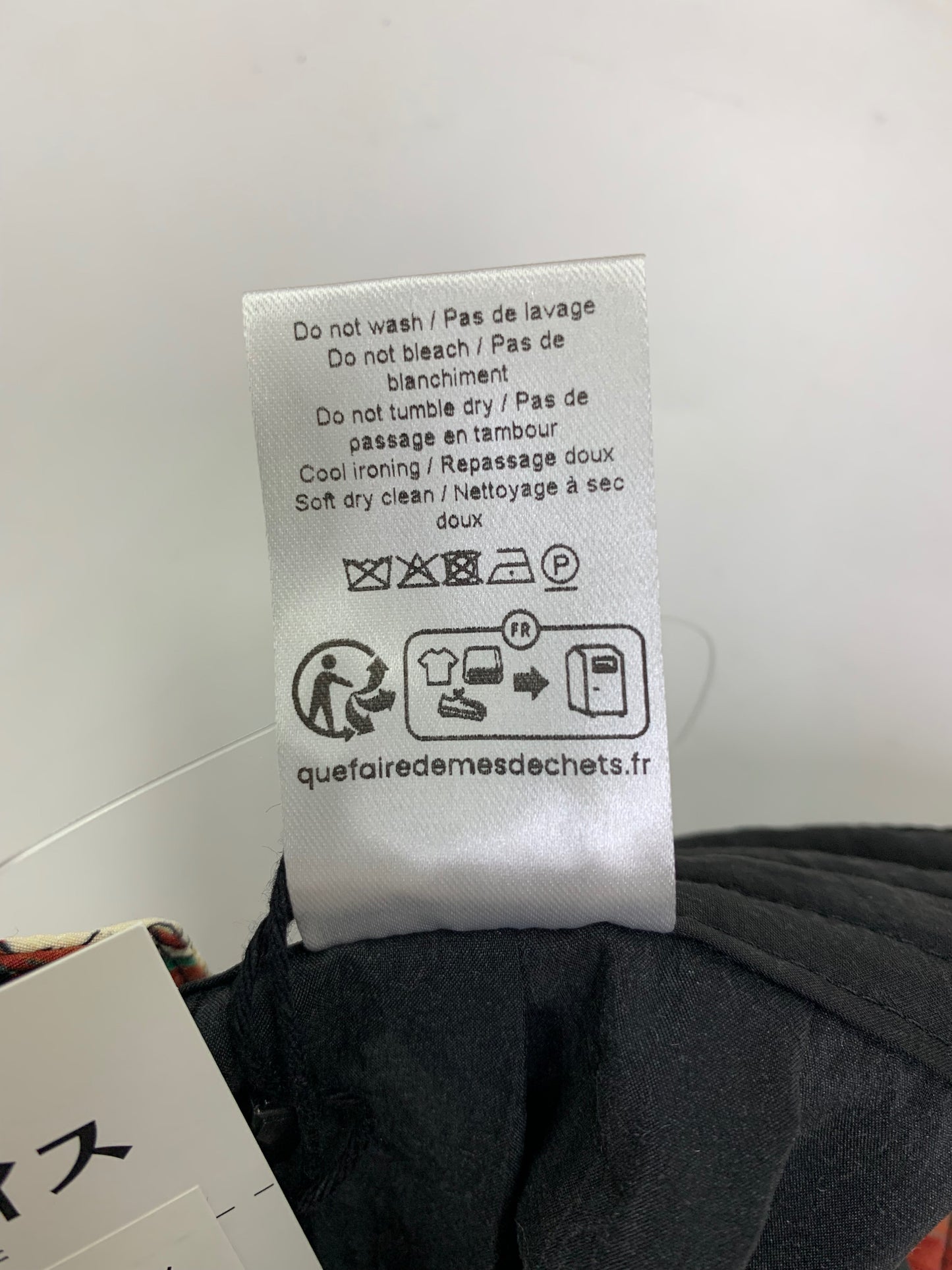 ルメール PA1003 LF1053 パンツ 38 ブラック フラワーモチーフ IT06M6EMEWPO