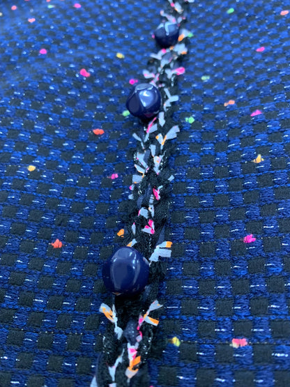 ルネ 6936350 ワンピース 38 ネイビー TISSU ツイード IT6133OZ2580
