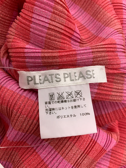 プリーツプリーズイッセイミヤケ PP41-FJ352 トップス 3 マルチカラー ストライプ ロング IT8816WTBHYQ 【SALE】