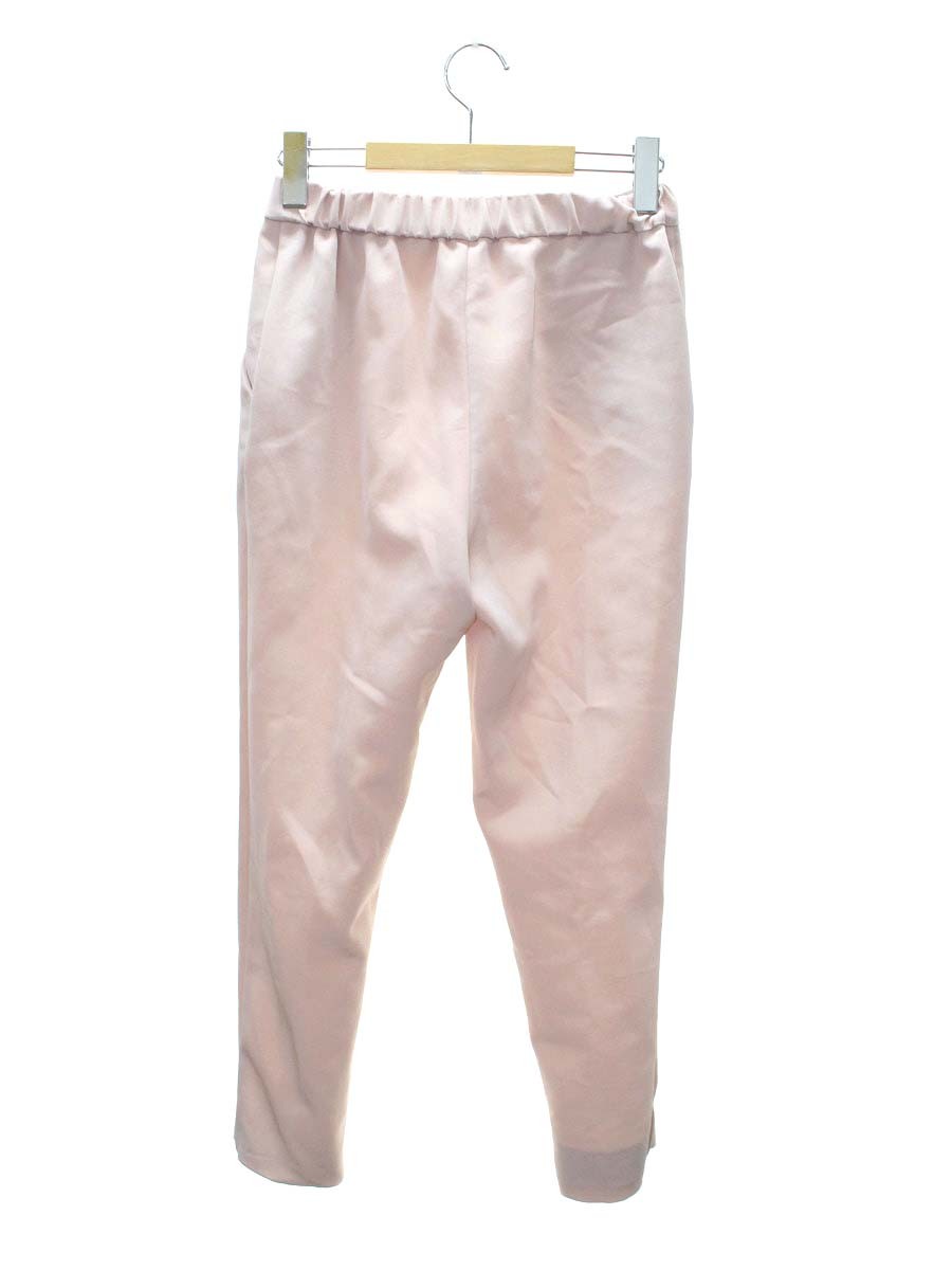 ヨリ YR2022-095AW パンツ 36 ピンク クロップド ウエストギャザー ITFYIW07WAM4 【SALE】