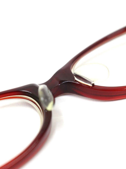 ベセペセ BP-3077 メガネ ワインレッド セルフレーム フルリム オーバル col.04 IT572QPB4UVK