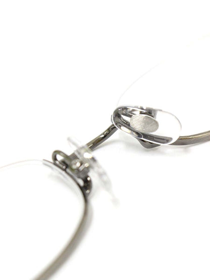 金子眼鏡 井戸多美男作 T429 メガネ アンティークシルバー アンダーリム IT9TFS1H8UAJ