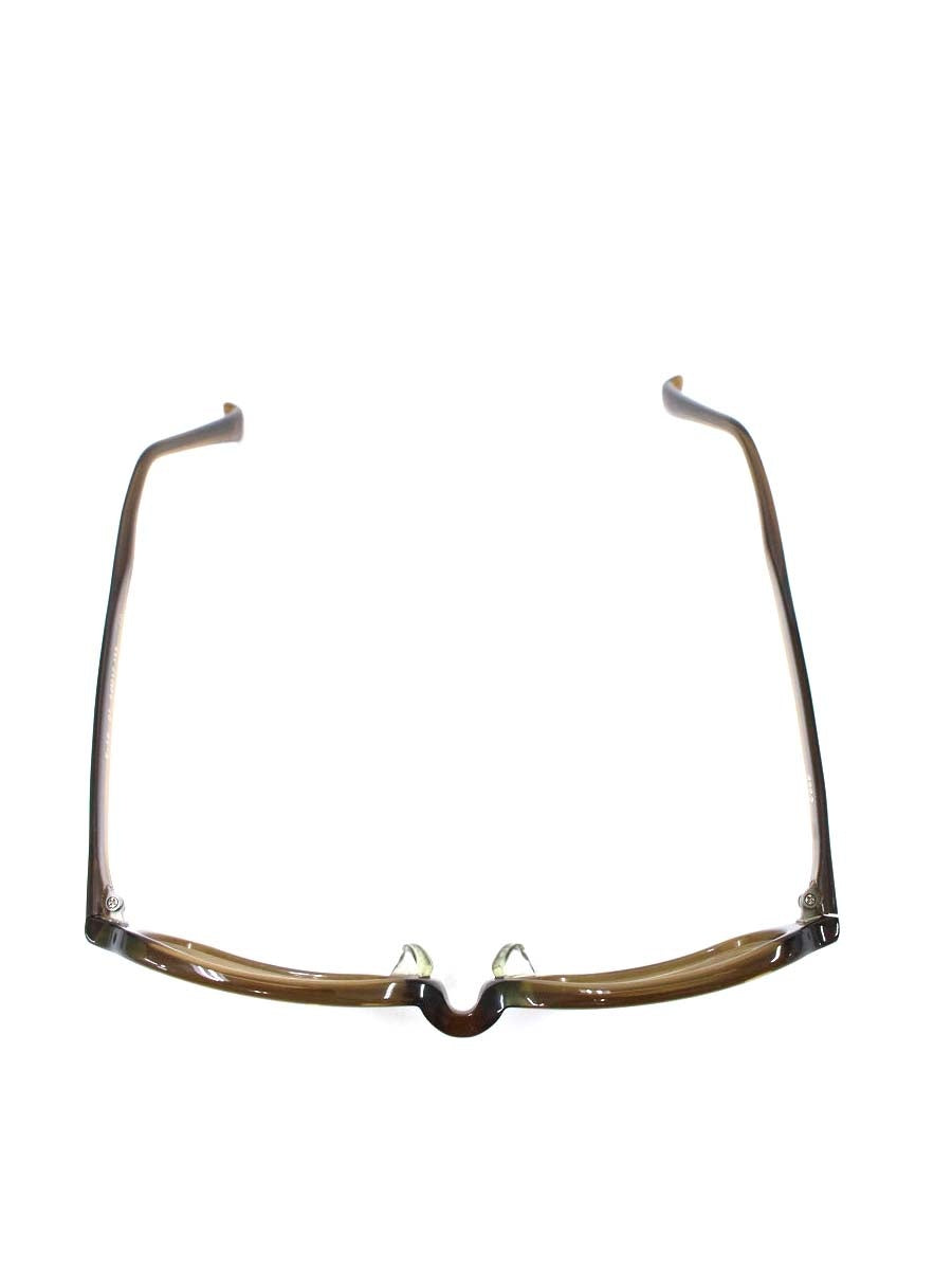 フォーナインズ E-16 メガネ ブラウン クリア フルリム スクエア ITF9CO5A48T4