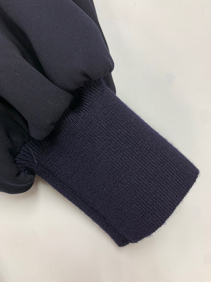 エンフォルド BOX-PLEATS PULLOVER 300GA230-2460 38 ネイビー ボックスプリーツ スタンドネック 23AW ITNUEL9X47UK 【SALE】