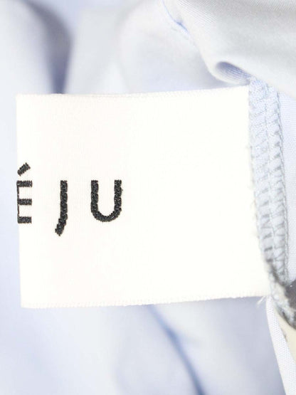 ソージュ S-00-SB-060 ブラウス M ブルー バンドカラー ロング シャツ ITTV32IFW71C