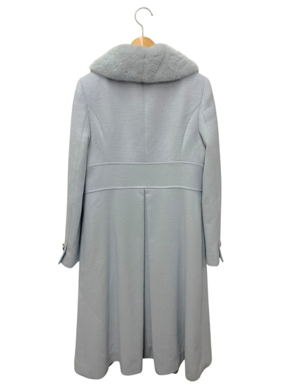 フォクシーブティック Coat Conserved Foxey 39265 コート 40 ブルー カシミヤ ミンクファー IT3MGQR6DD4W