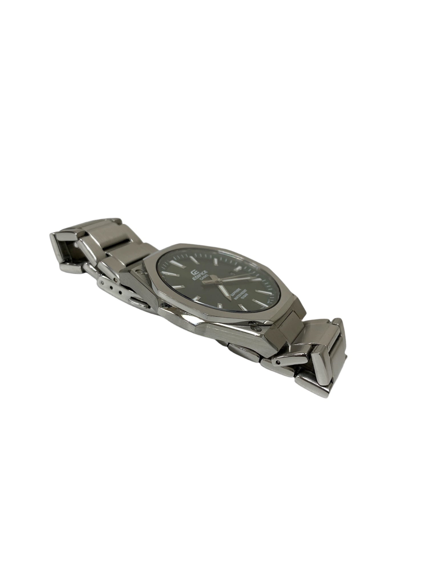【保証期間内・美品】CASIO　EDIFICE　EFR-S108　シルバー iget_efr-s108dj-1ajf-4549526375125