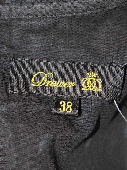 ドゥロワー 6599-299-2136 カットソー 38 ブラック カットワーク メッシュ IT00AUYB9QBO