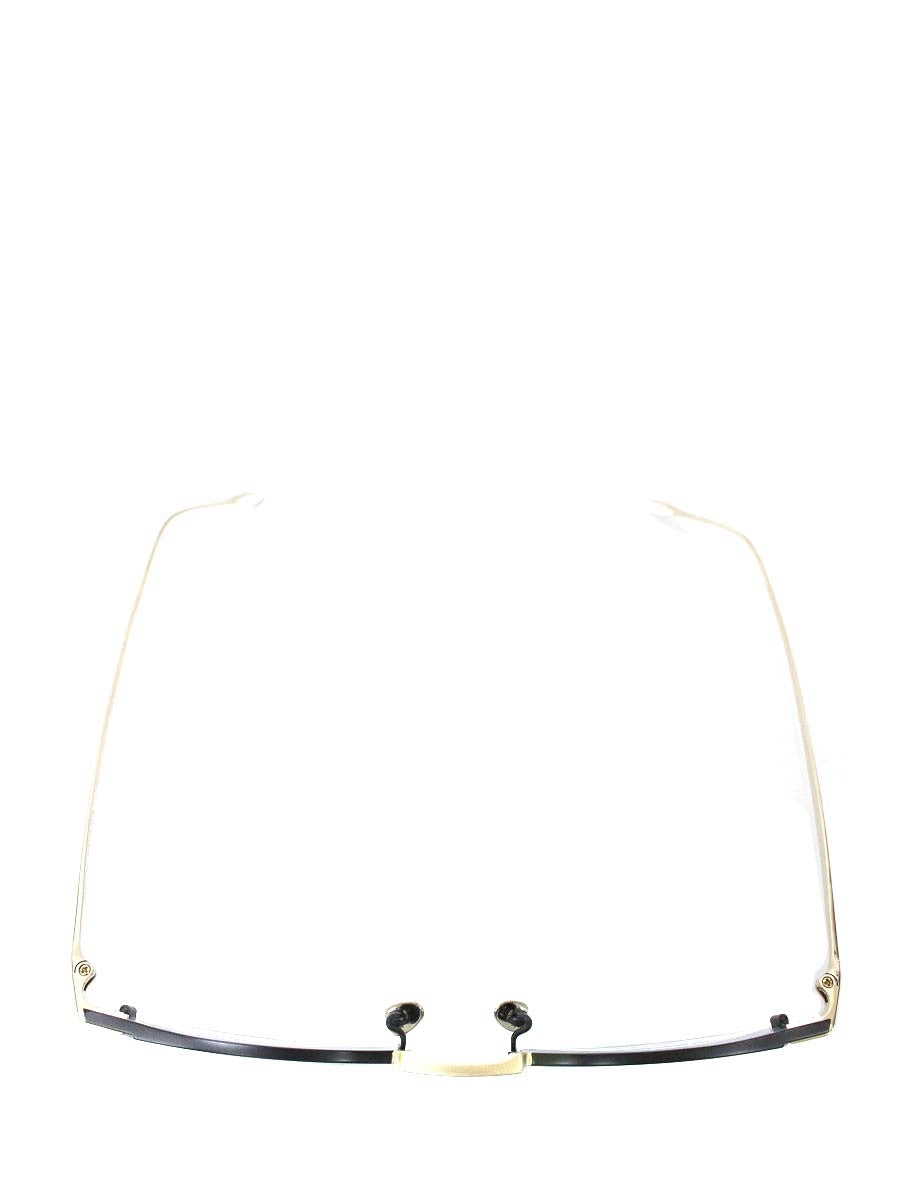 ユウイチトヤマ Daniel UF0-061 メガネ ブラック ゴールド メタルフレーム フルリム ボストンシェイプ ITEZRHC2HKPY 【SALE】