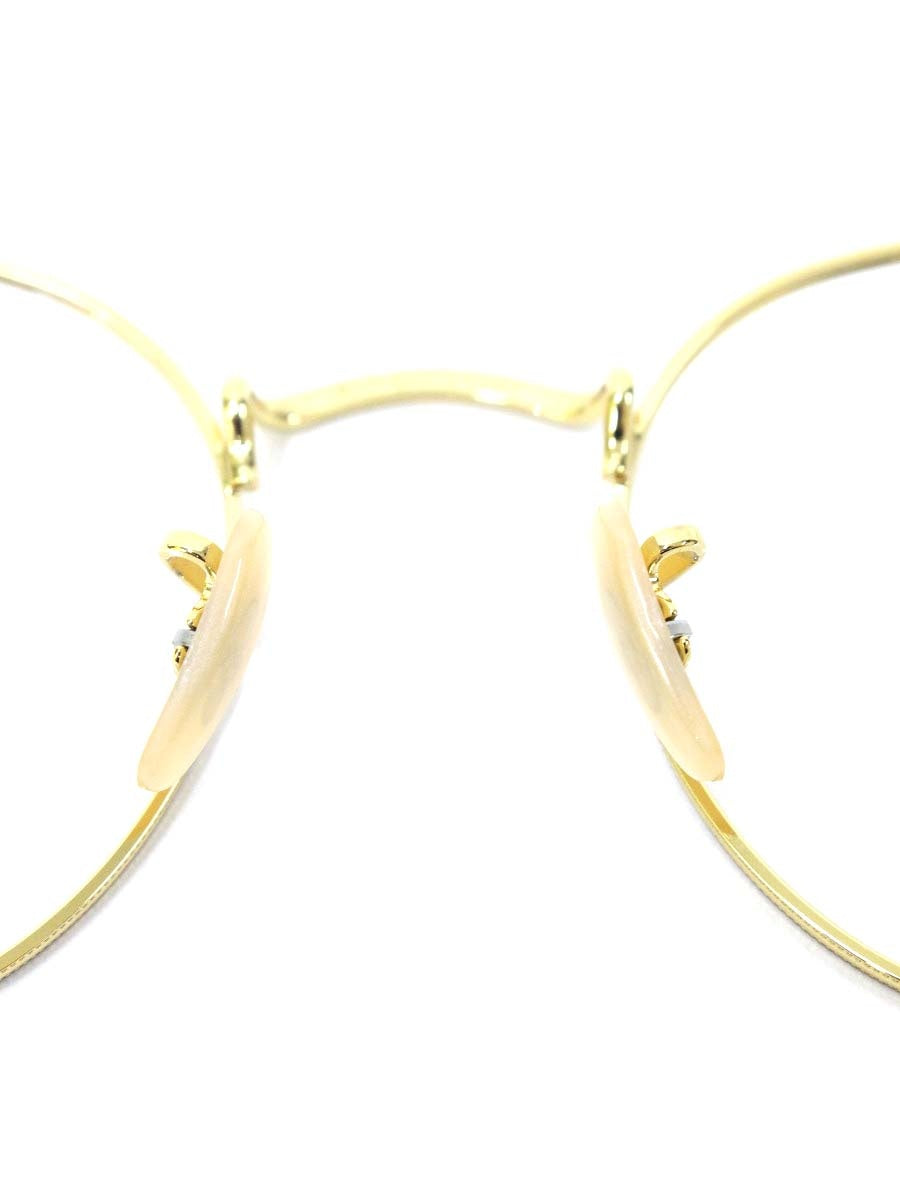 レイバン RB3447V メガネ ゴールド/ブラウン ラウンド メタル オプティクス ITVGRBAVDRZ1