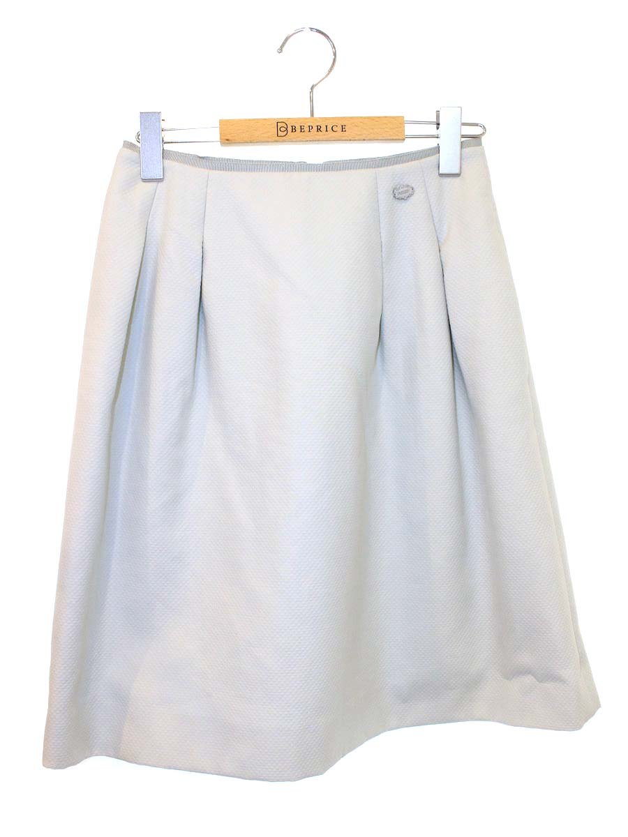 フォクシーブティック Lily Bell リリーベル 34662 スカート 38 アイスグリーン タックフレア IT6VECU14B0C