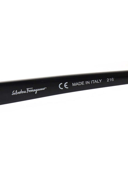 フェラガモ SF2742A メガネ 眼鏡 ブラック ガンチーニ オーバル フルリム セルフレーム ITS6A8EOOUZC 【SALE】