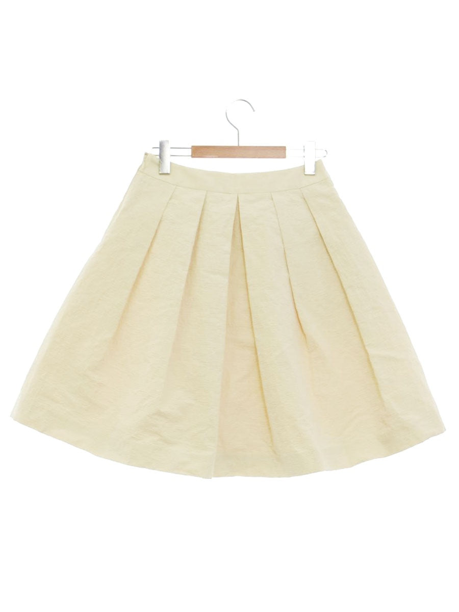トゥービーシック W5S57-156-40 スカート 38 アイボリー タックフレア ITZTMUKY3NKK 【SALE】