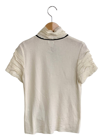 エリザ 28520021 ニット 2 アイボリー ウール混 Vネック ティアード ITJ60HNM01JW