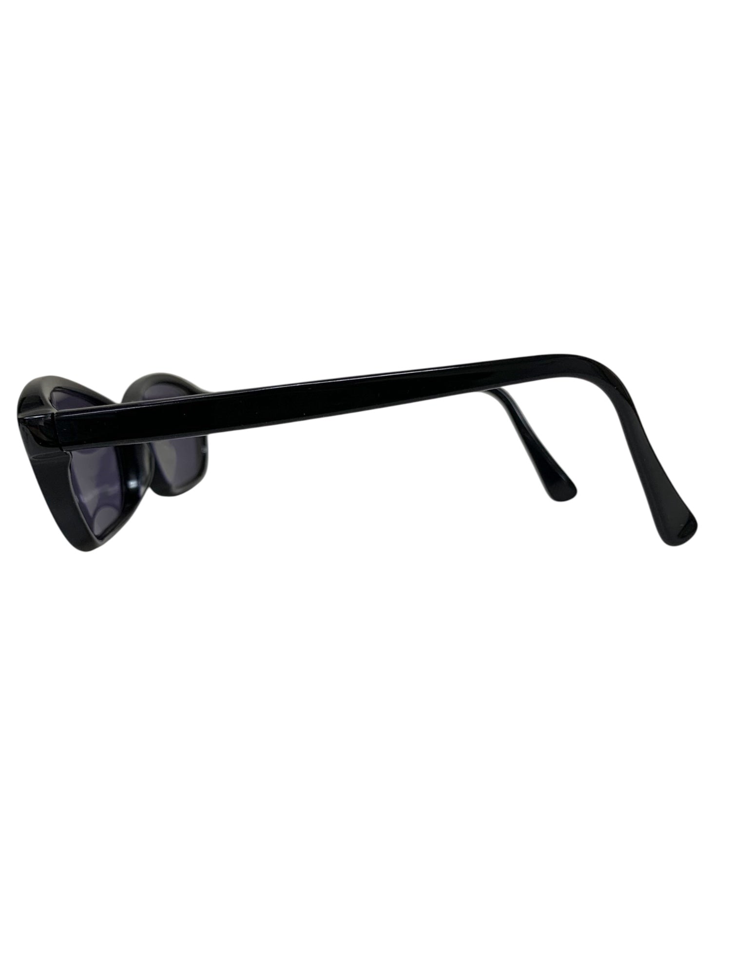 【美中古品】白山眼鏡店 ブラック セルフレーム サングラス メガネ 白山眼鏡店 CALM サングラス ブラック セルフレーム フルリム スクエア