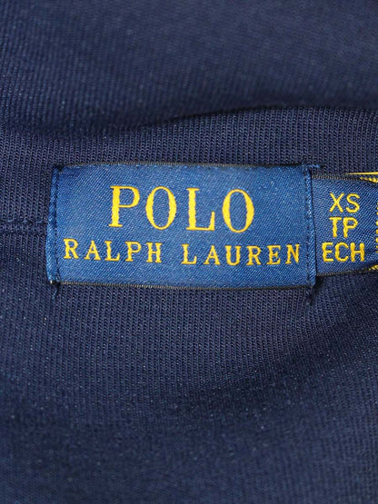 ポロラルフローレン スウェット XS ネイビー ハーフジップ ロゴ ワンポイント ITQF4MW19808