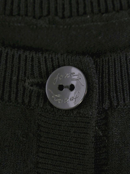 フォクシーニューヨーク カーディガン ツインフェイス 33065 40 ブラック IT5N45H2C1YW