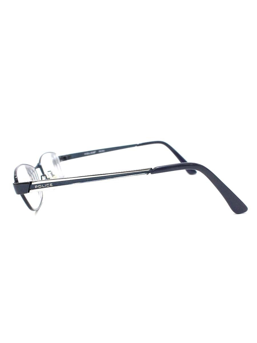 ポリス VPL754J メガネ ブラック メタルフレーム フルリム スクエア ITO527OPPDIO 【SALE】
