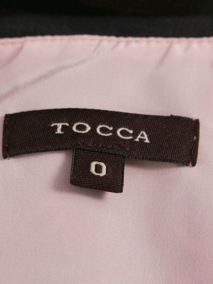 トッカ OPTOSS0060 ワンピース 0 ブラック フラワーモチーフ 刺繍 ITNTWU3VVRME