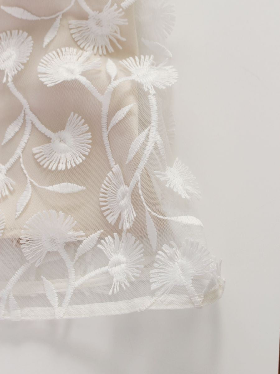 トッカラベンダー Eyelash Embroidery ロングドレス OPTUBM0200 ワンピース 4 ベージュ IT8KTHIPFPTC