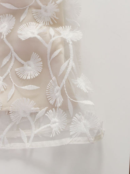 トッカラベンダー Eyelash Embroidery ロングドレス OPTUBM0200 ワンピース 4 ベージュ IT8KTHIPFPTC