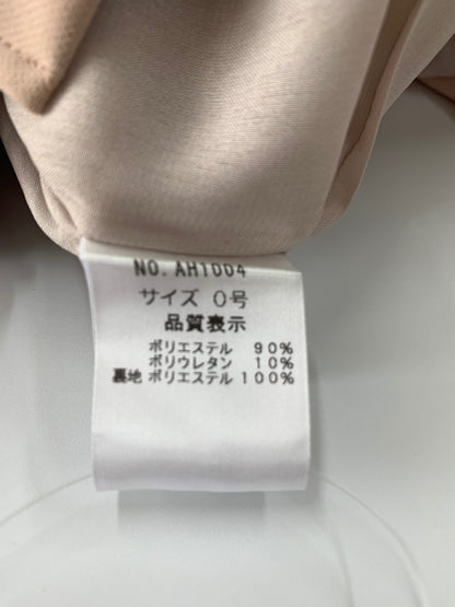 ポンヌフ AH1004 ワンピース 0 ピンク ジップアップ タックフレア ITKWWS6L4IKG