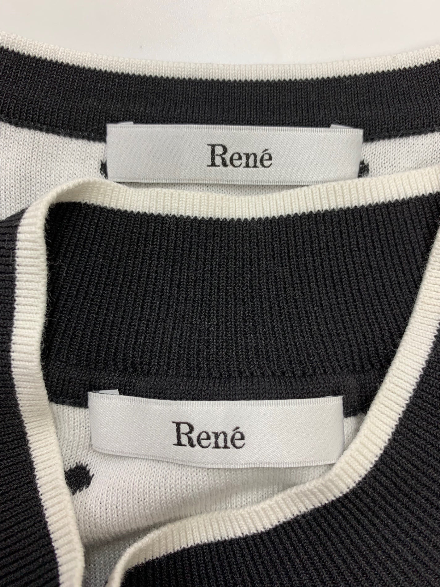 ルネ 6222470 6222460 アンサンブル 36 ブラック ニット Rロゴ ITAHMB7BE1RI 【SALE】