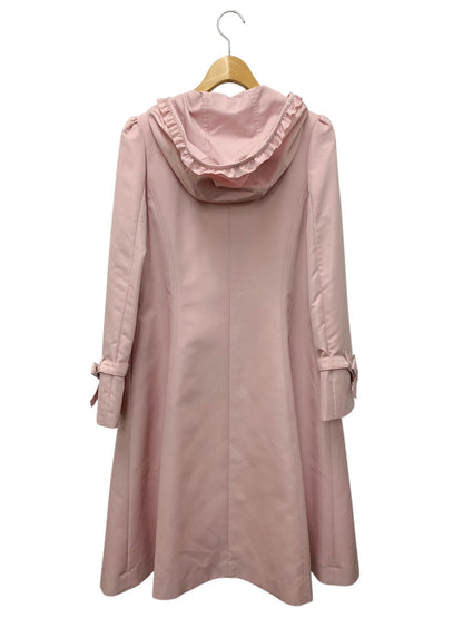 エムズグレイシー 419101 コート 40 ピンク プリントライナー付き フリル IT9UXMUBCXFZ